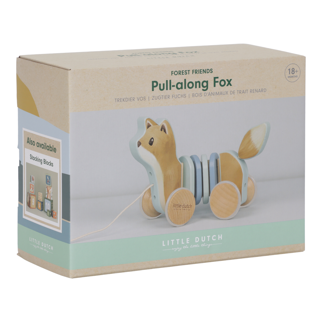 Little Dutch Wiggle Pull-Along Fox – Forest Friends