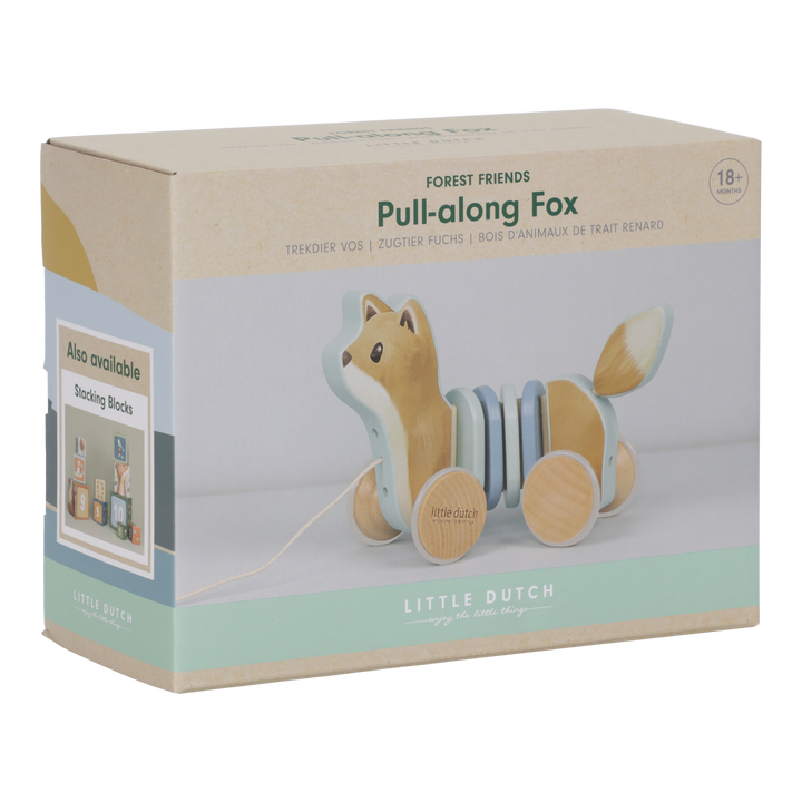 Little Dutch Wiggle Pull-Along Fox – Forest Friends