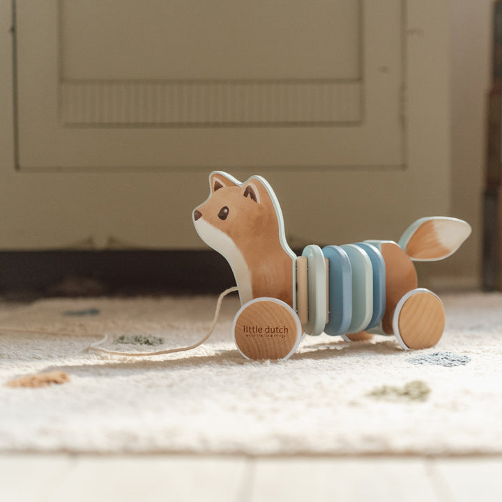 Little Dutch Wiggle Pull-Along Fox – Forest Friends
