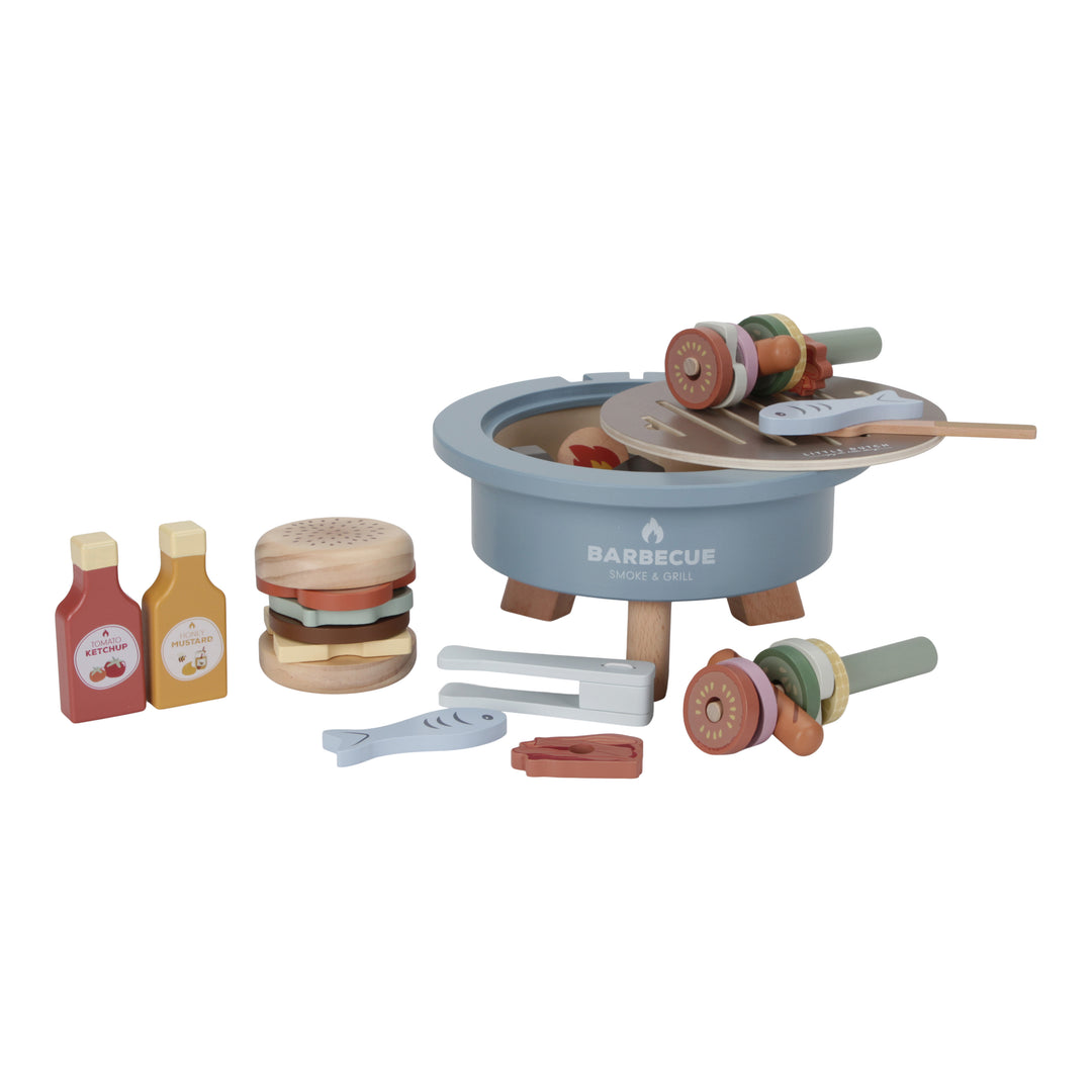 Little Dutch Wooden Barbecue Playset