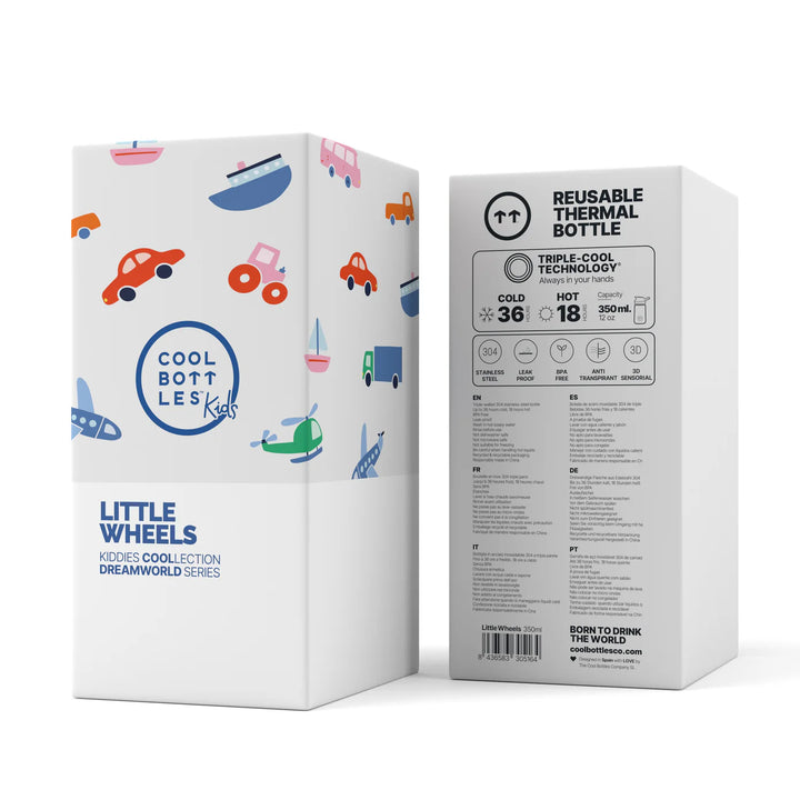 Cool Bottles™ Kiddies Dreamworld Series – Little Wheels (350 ml)