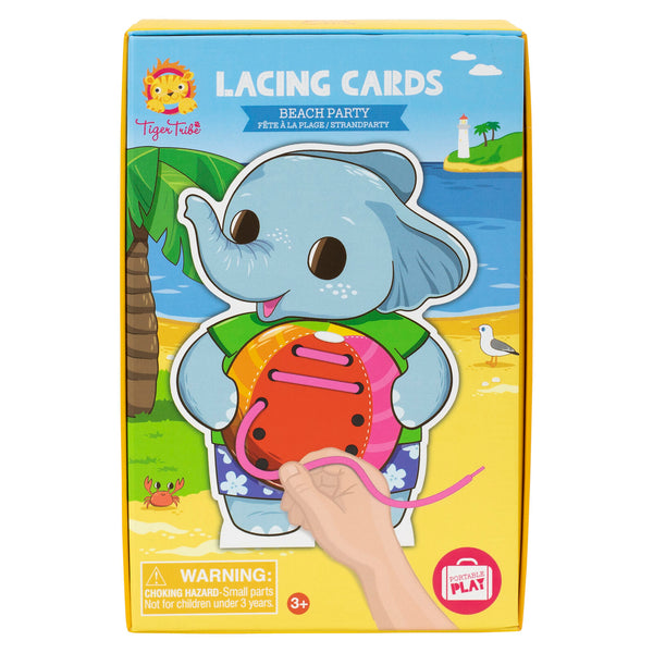 Tiger Tribe Lacing Cards – Beach Party