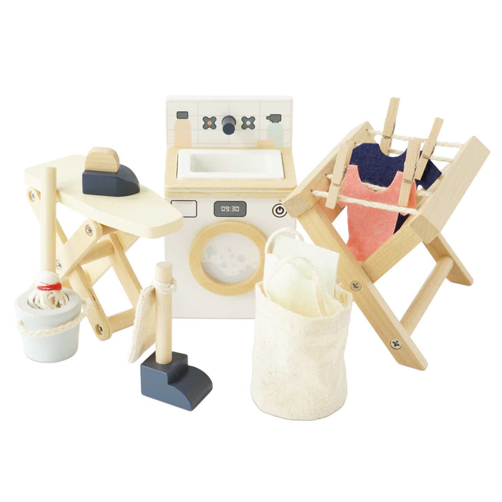 Le Toy Van Wooden Dollhouse Laundry Room