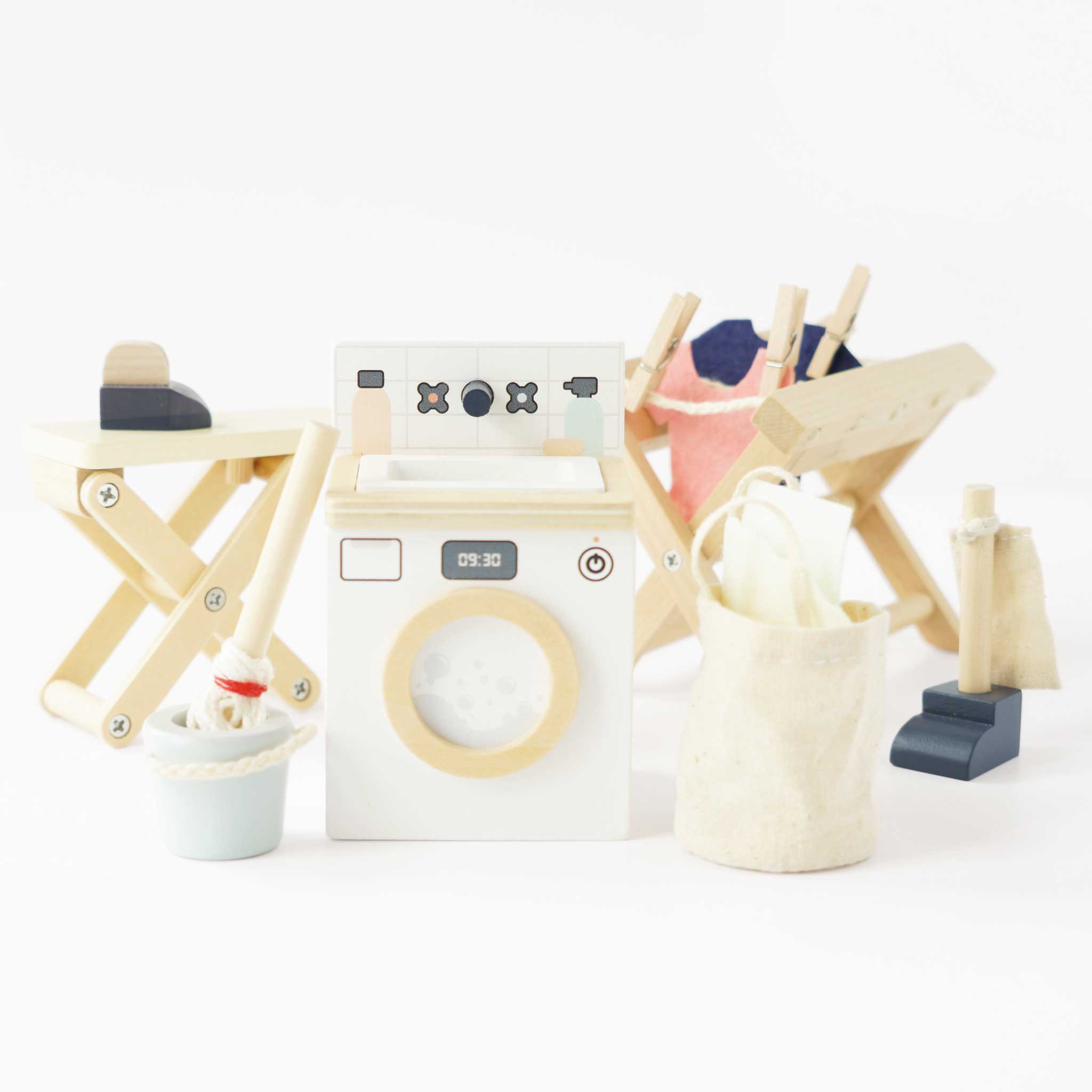 Le Toy Van Wooden Dollhouse Laundry Room