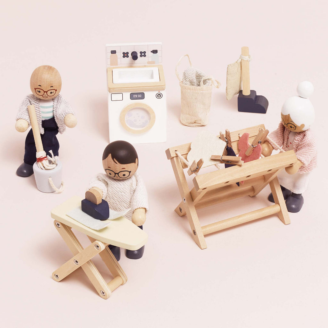 Le Toy Van Wooden Dollhouse Laundry Room