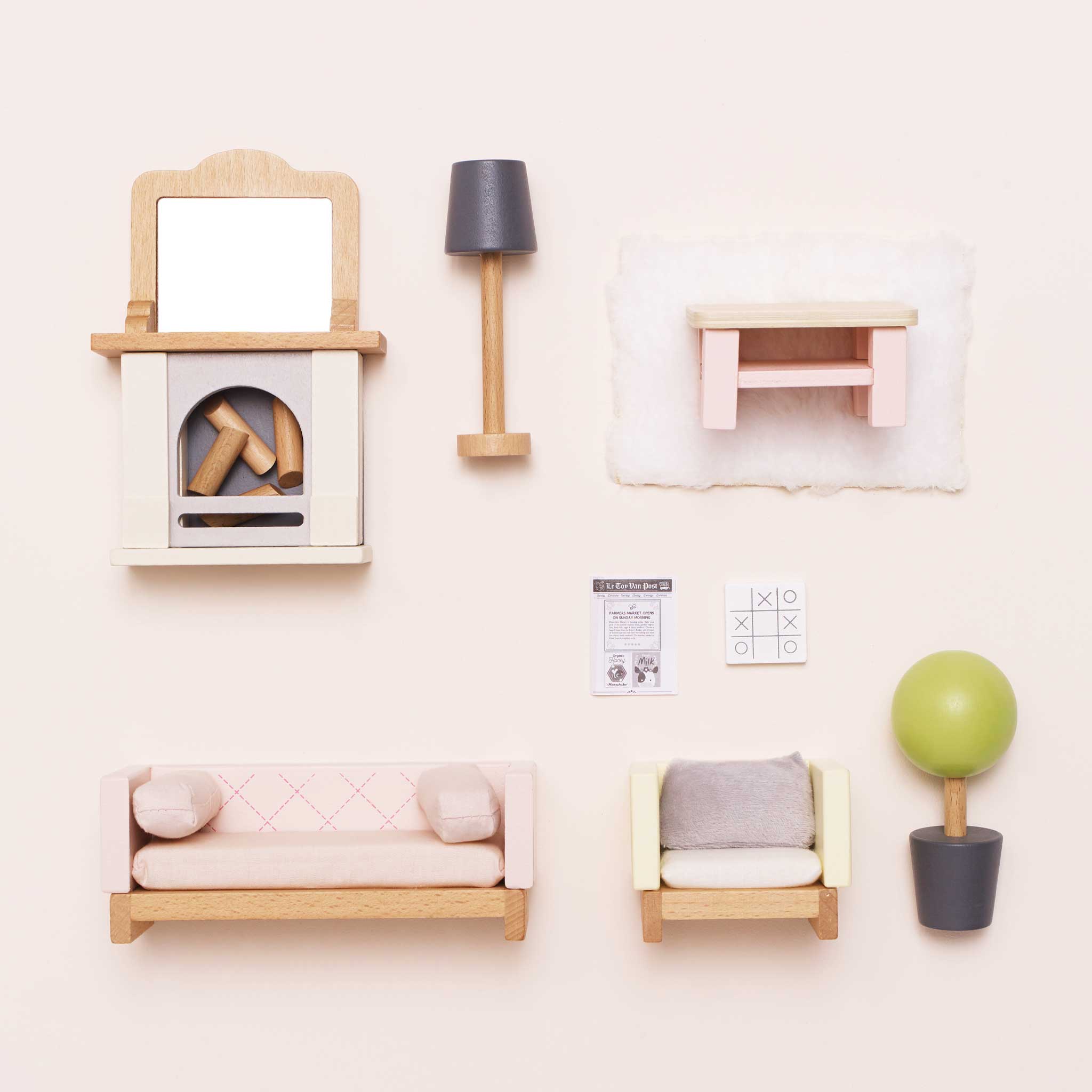 Le Toy Van Wooden Dollhouse Sitting Room