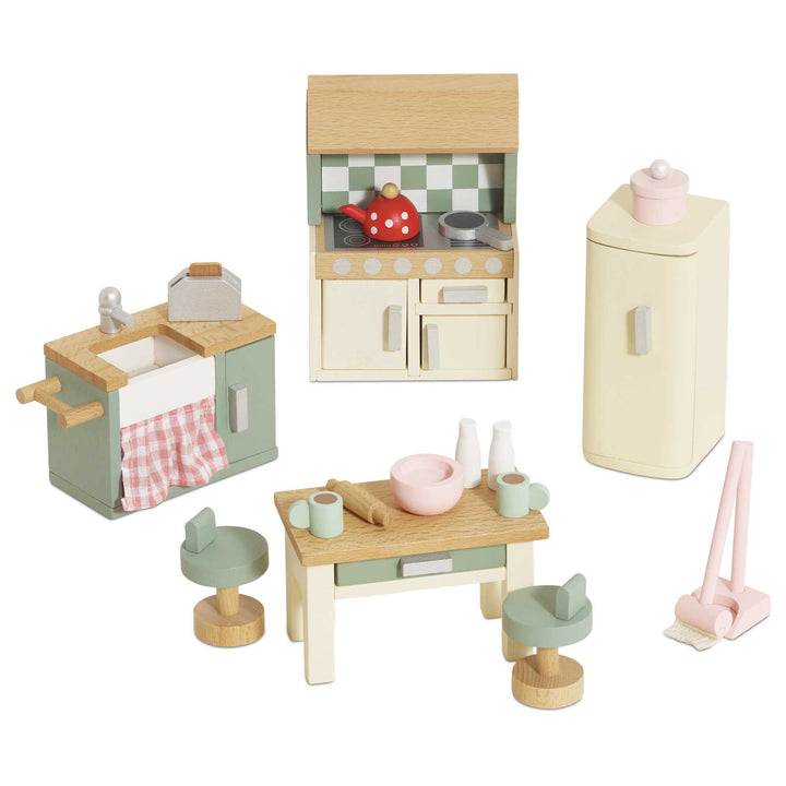 Le Toy Van Wooden Dollhouse Kitchen Set