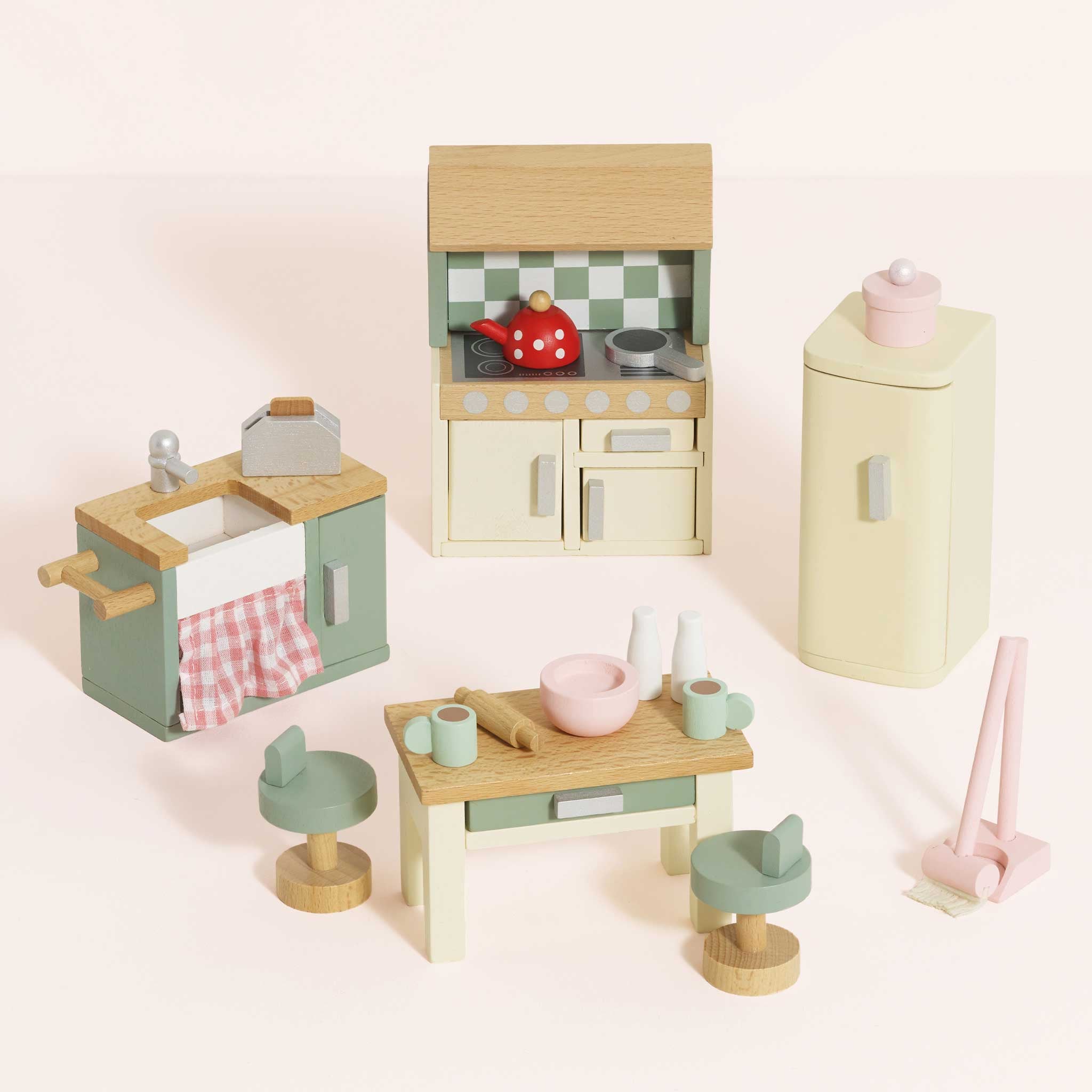 Le Toy Van Wooden Dollhouse Kitchen Set