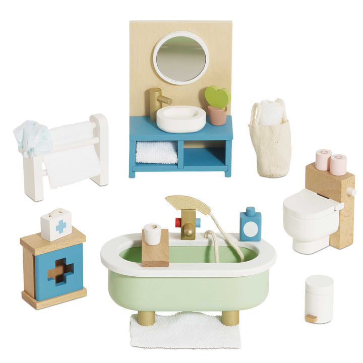 Le Toy Van Wooden Dollhouse Bathroom