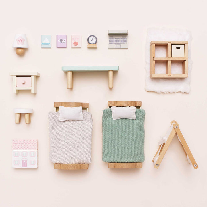 Le Toy Van Wooden Dollhouse Children’s Bedroom