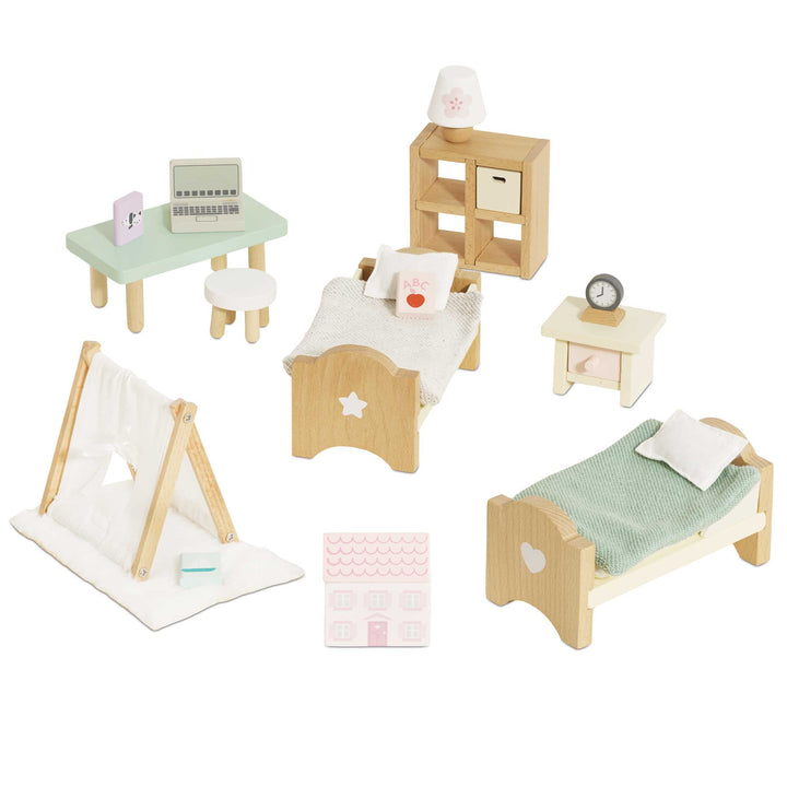 Le Toy Van Wooden Dollhouse Children’s Bedroom
