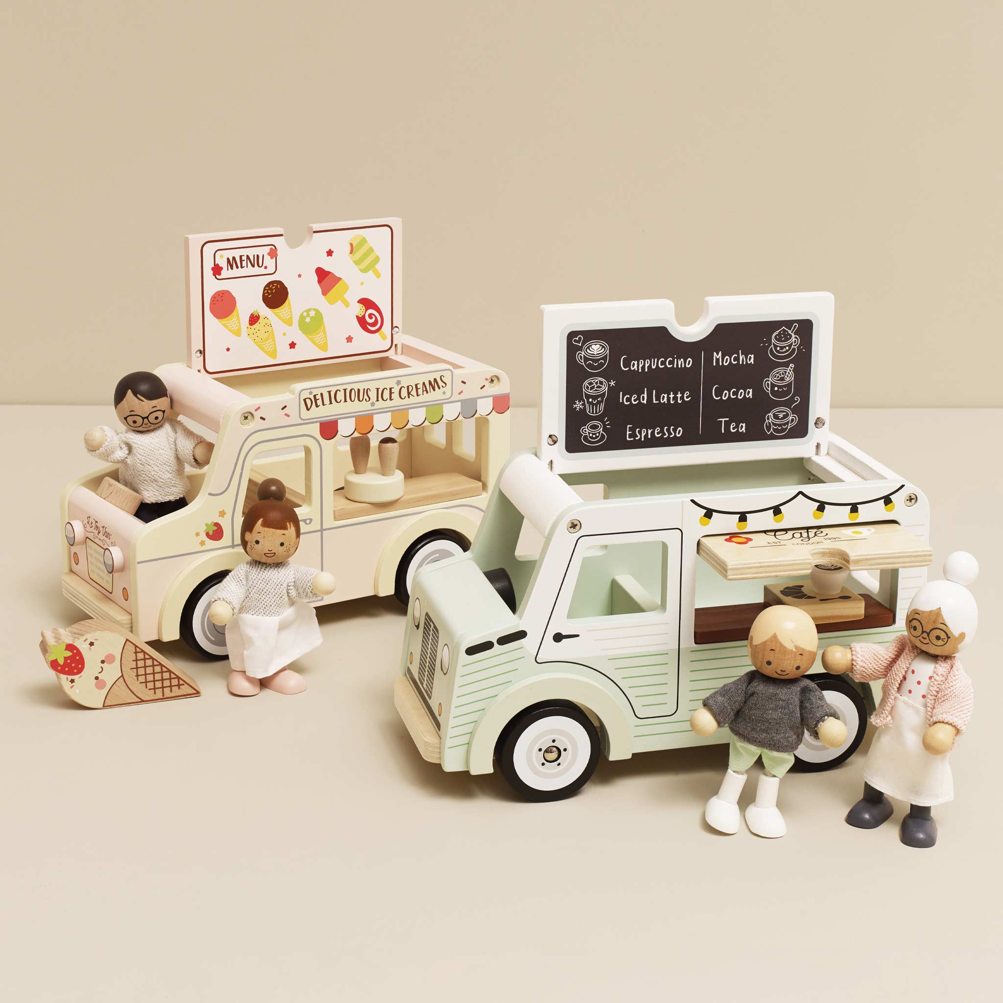 Le Toy Van Wooden Ice Cream Van