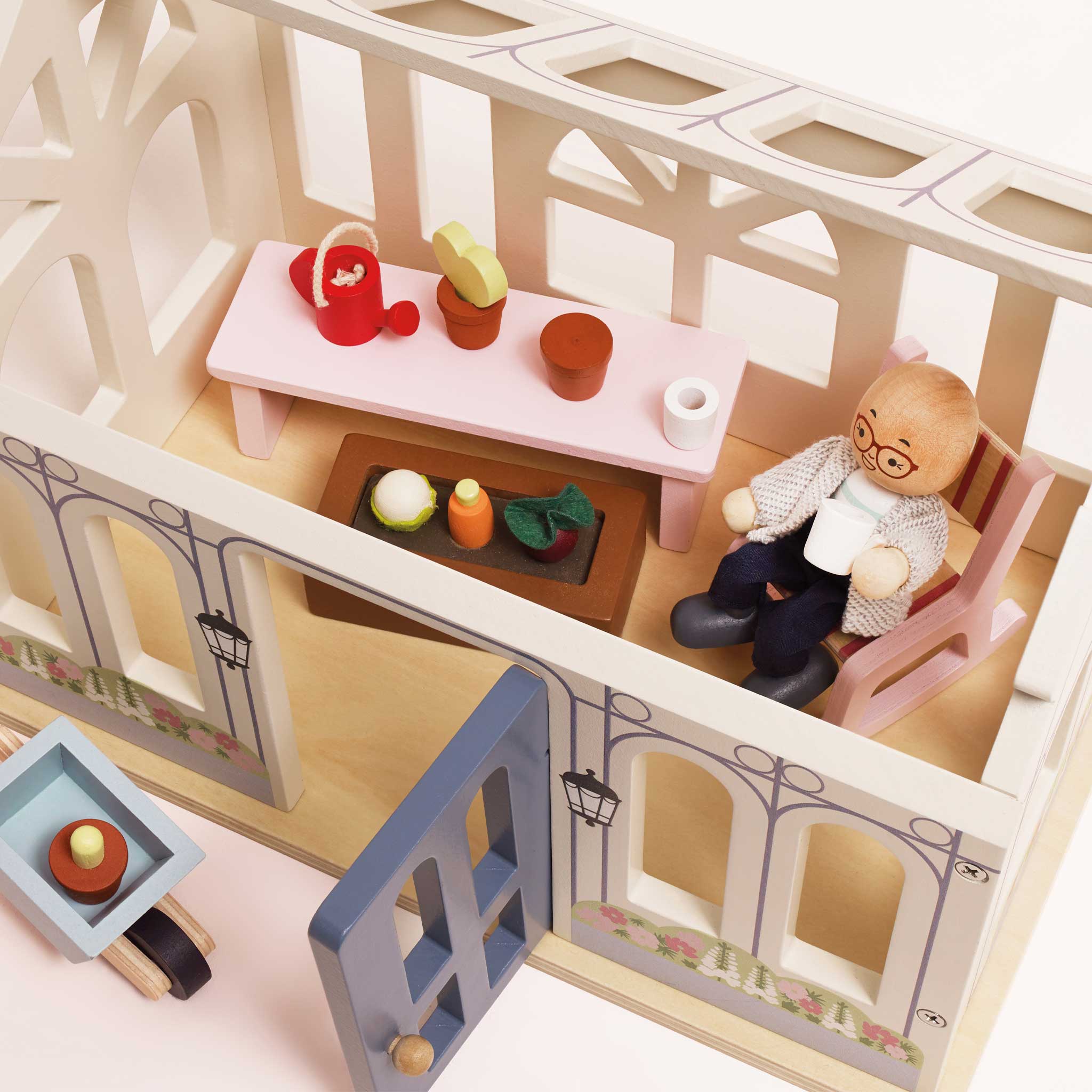 Le Toy Van Dollhouse Conservatory Playset