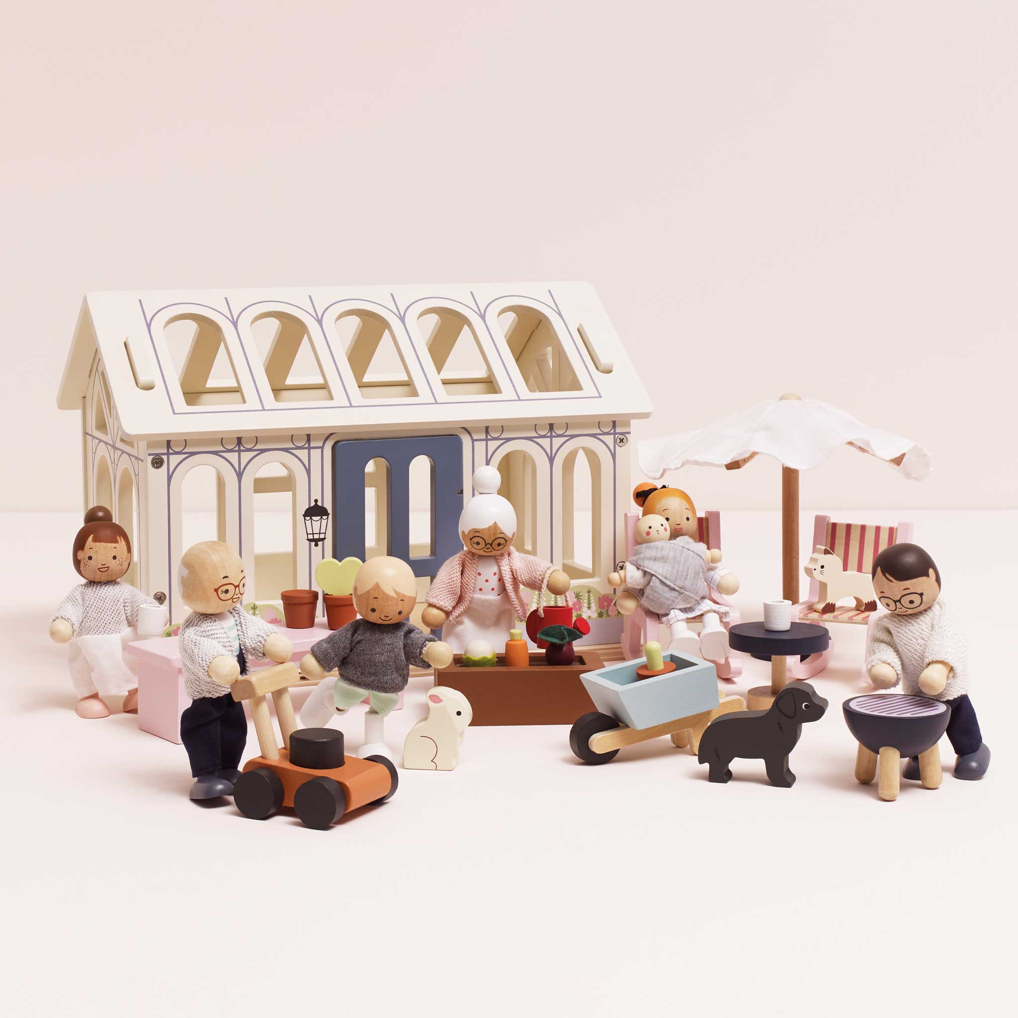 Le Toy Van Dollhouse Conservatory Playset