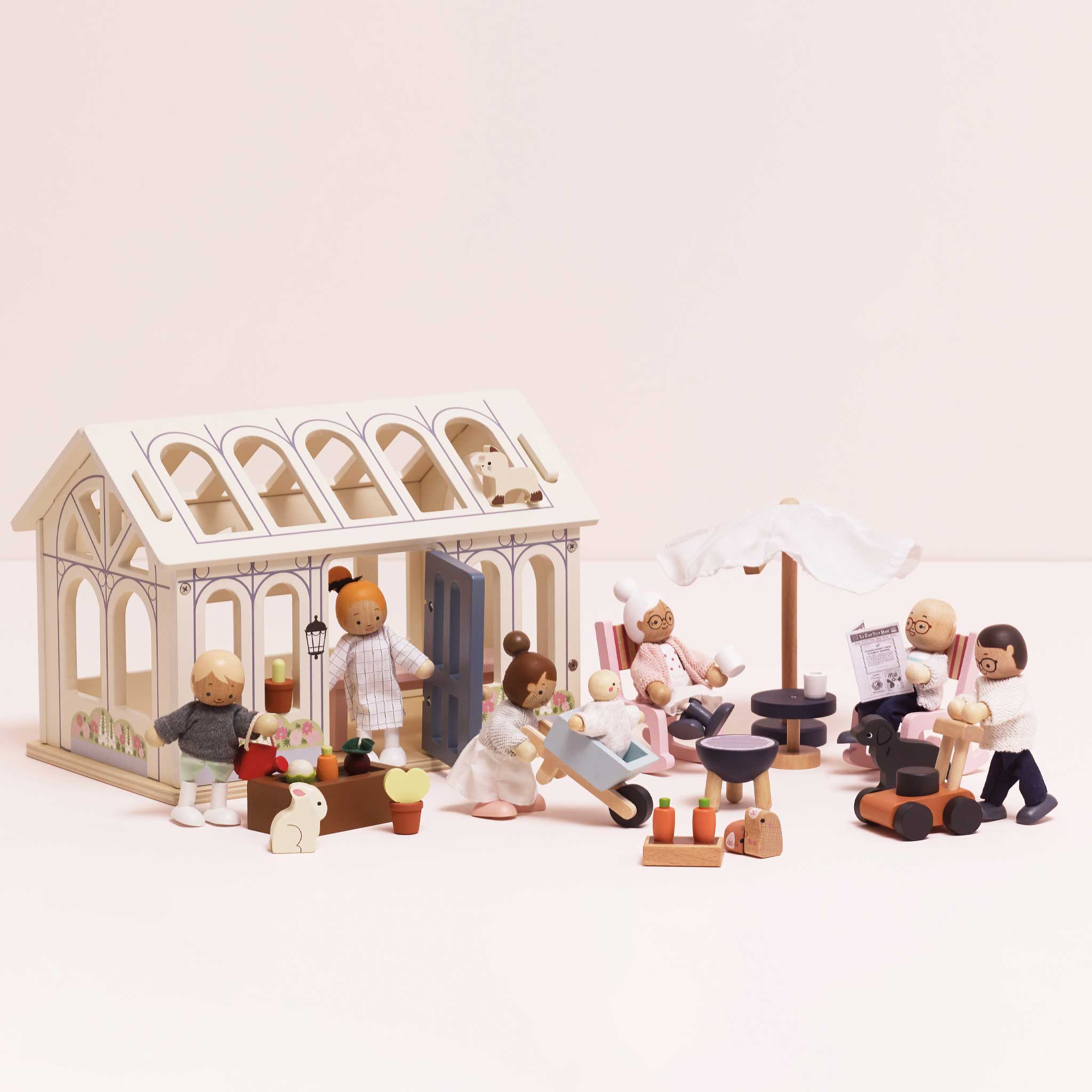 Le Toy Van Dollhouse Conservatory Playset