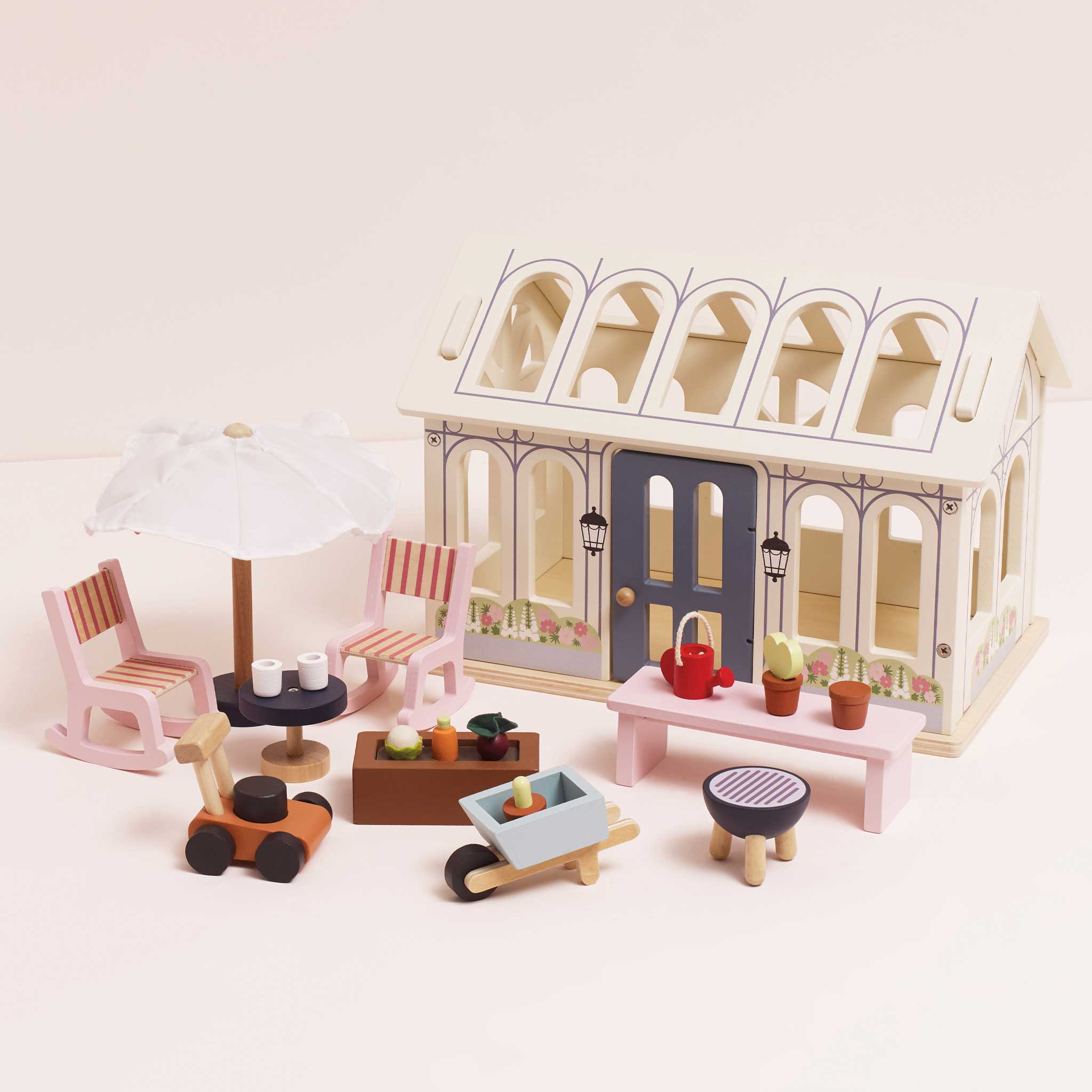 Le Toy Van Dollhouse Conservatory Playset