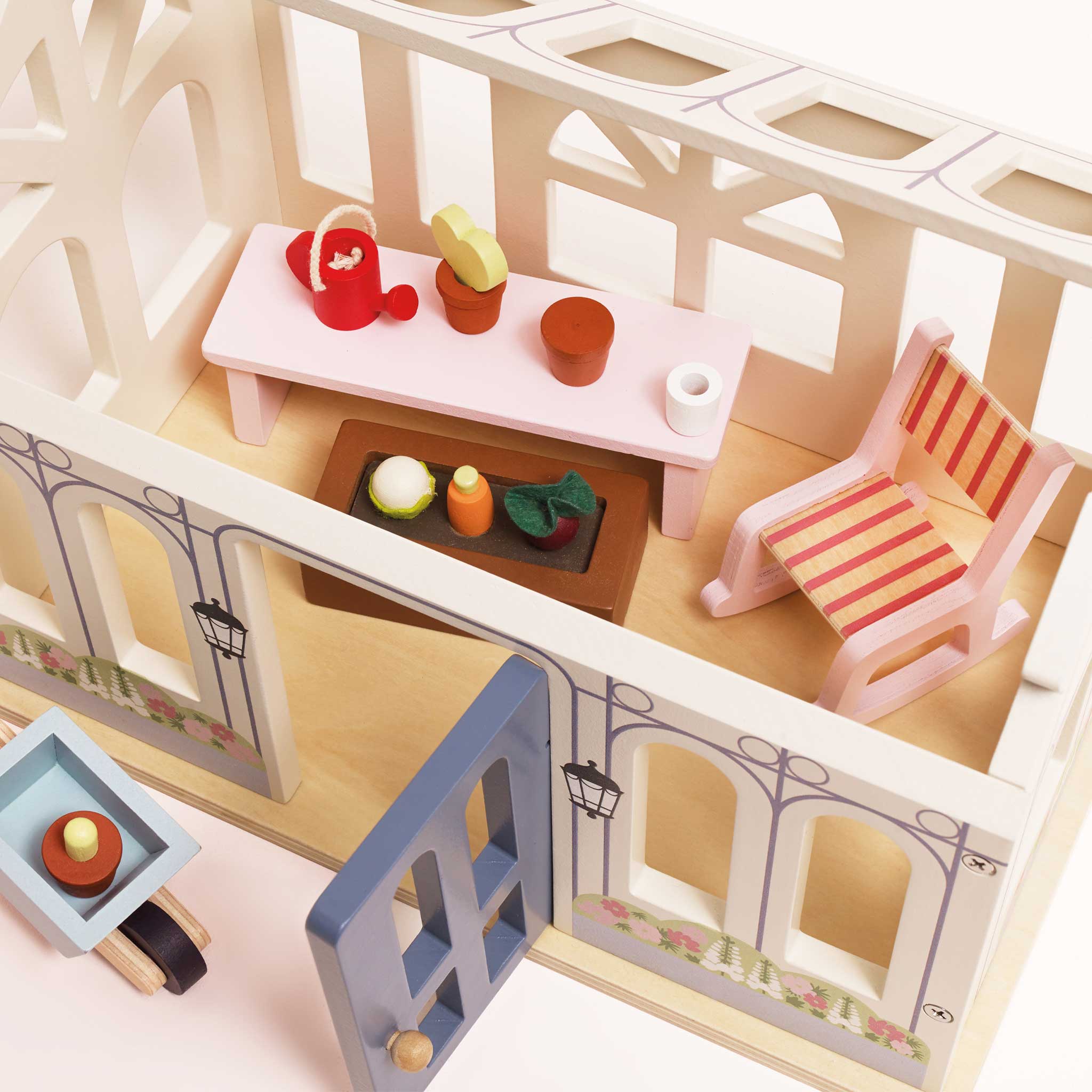 Le Toy Van Dollhouse Conservatory Playset
