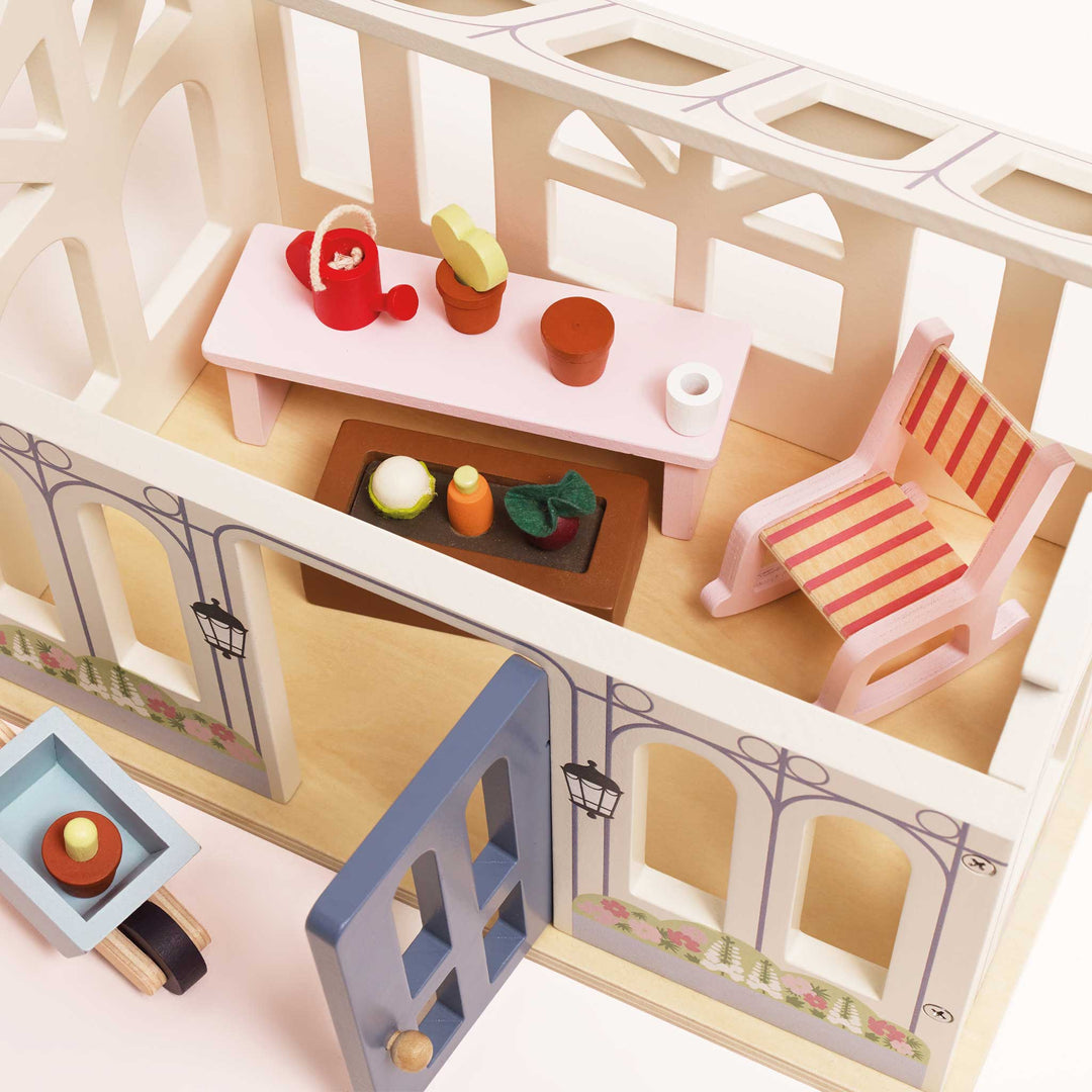 Le Toy Van Dollhouse Conservatory Playset