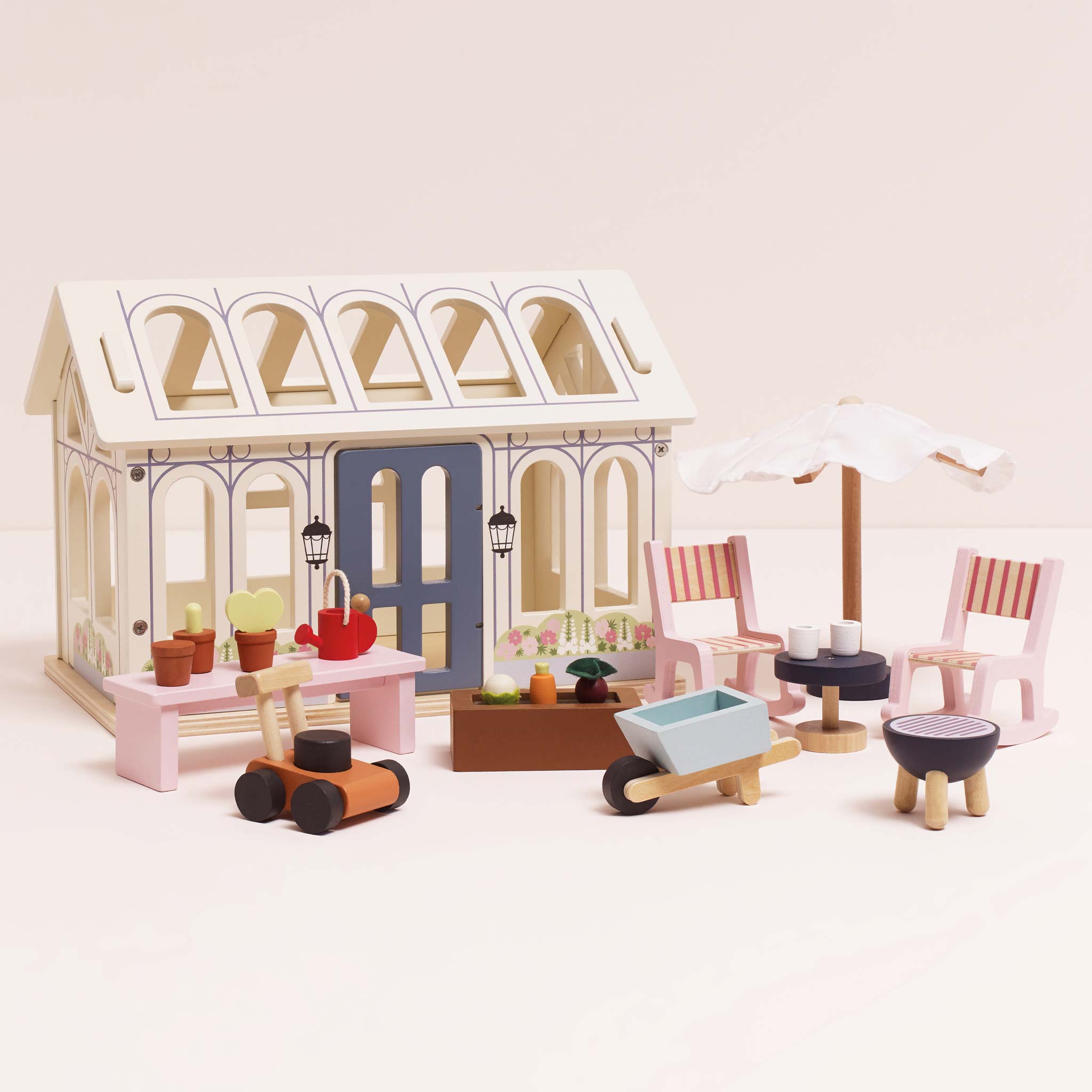 Le Toy Van Dollhouse Conservatory Playset