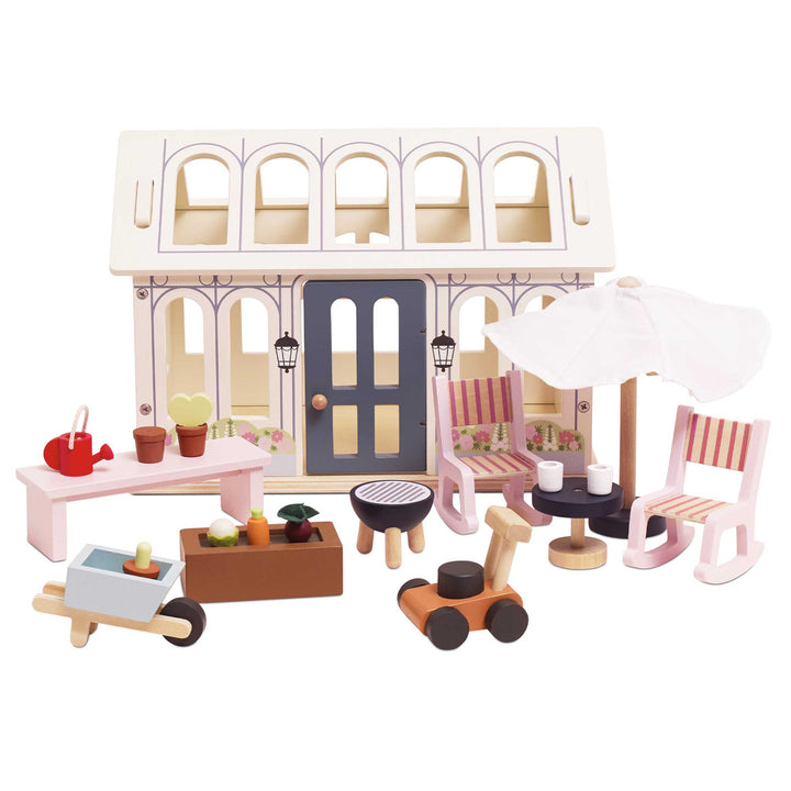 Le Toy Van Dollhouse Conservatory Playset
