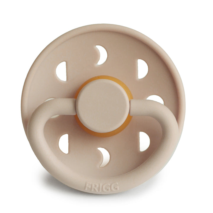 FRIGG Moon Phase Round Latex Pacifier – Croissant