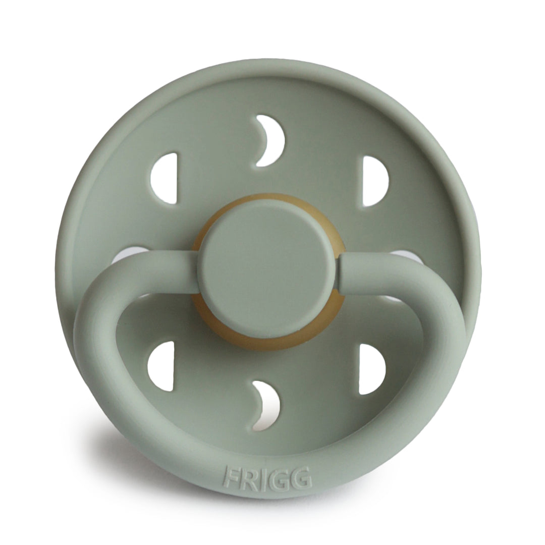 FRIGG Moon Phase Round Latex Pacifier – Sage
