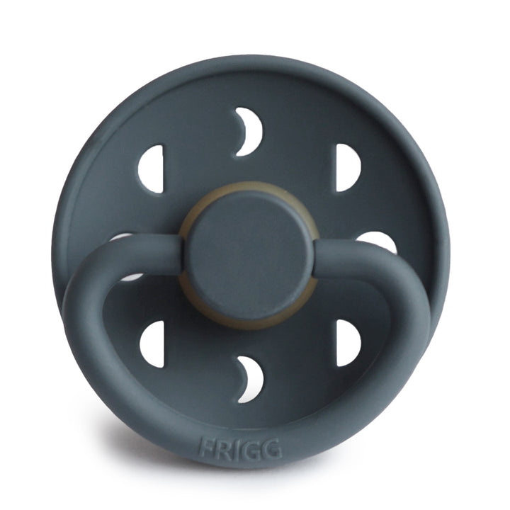 FRIGG Moon Phase Round Latex Pacifier – Slate