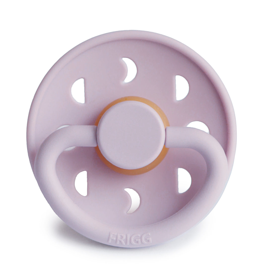 FRIGG Moon Phase Round Latex Pacifier – Soft Lilac