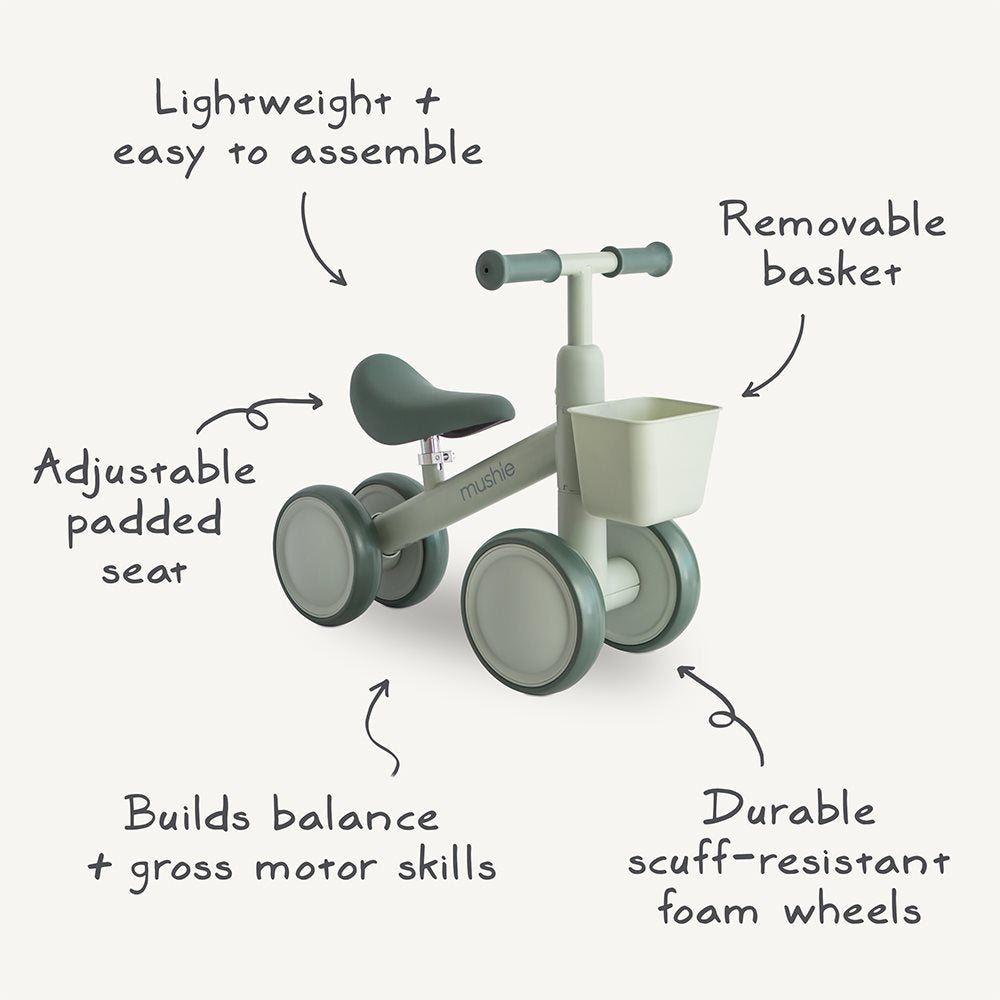 Mushie Mini Toddler Bike – Sage