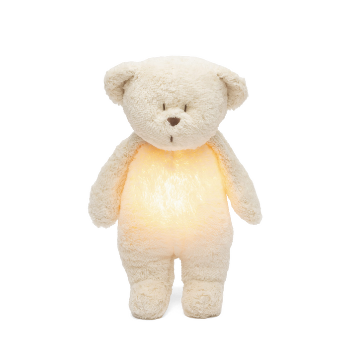 Moonie® Organic Humming Bear with Lamp – Polar