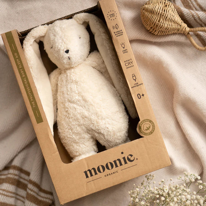 Moonie® Organic Humming Bunny with Lamp – Polar