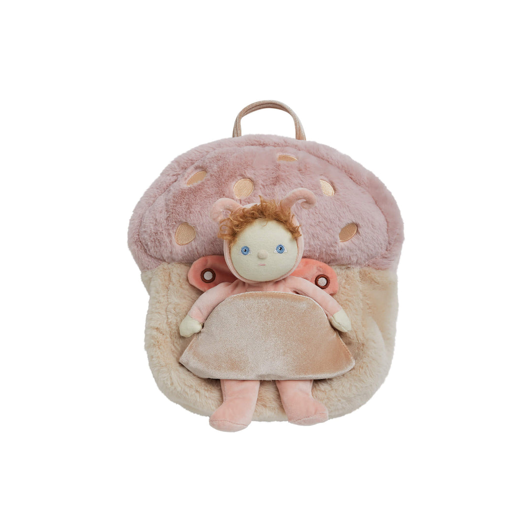 Olli Ella Hopalong Mushroom Backpack – Pink