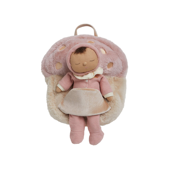 Olli Ella Hopalong Mushroom Backpack – Pink