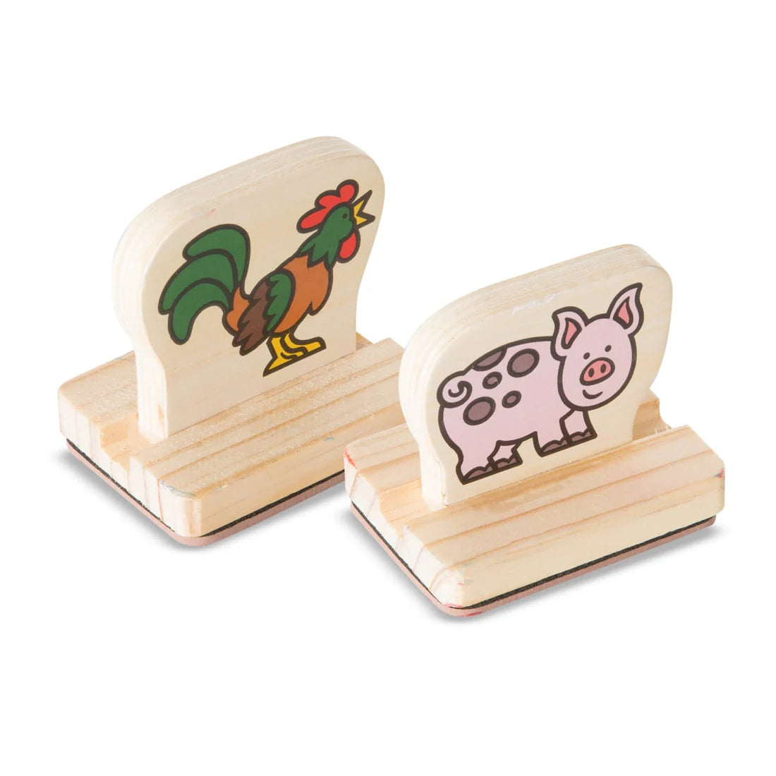 Melissa & Doug My First Wooden Stamp Set – Farm Animals