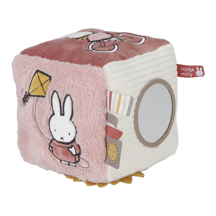 Little Dutch x Miffy Fluffy Activity Cube – Pink