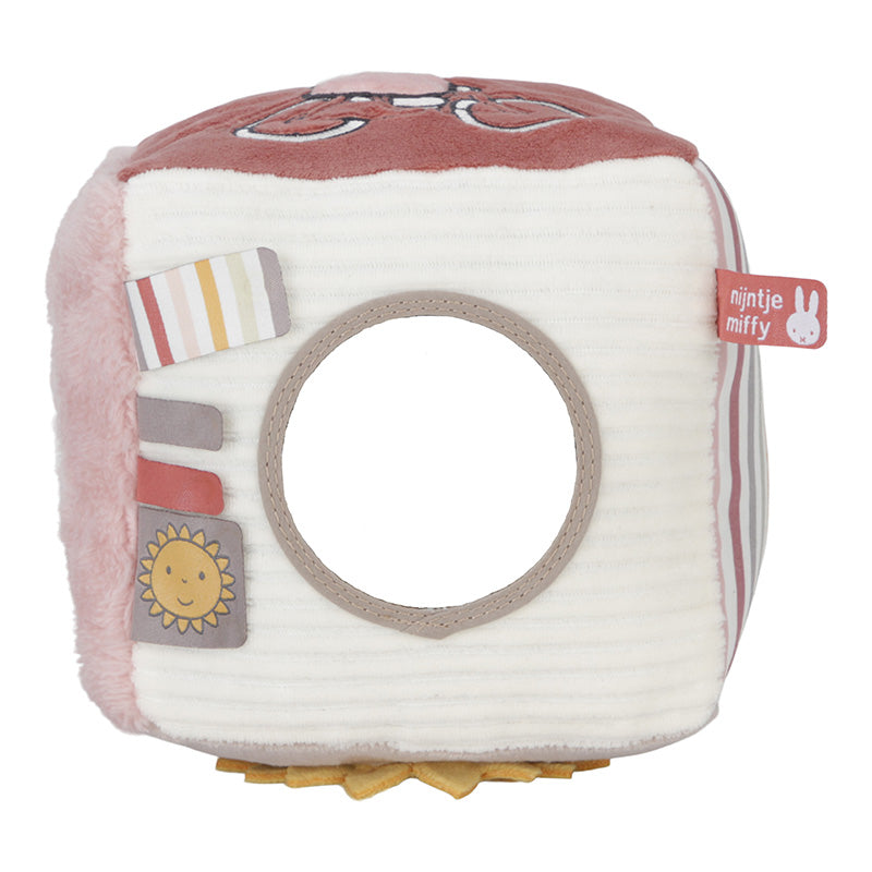 Little Dutch x Miffy Fluffy Activity Cube – Pink