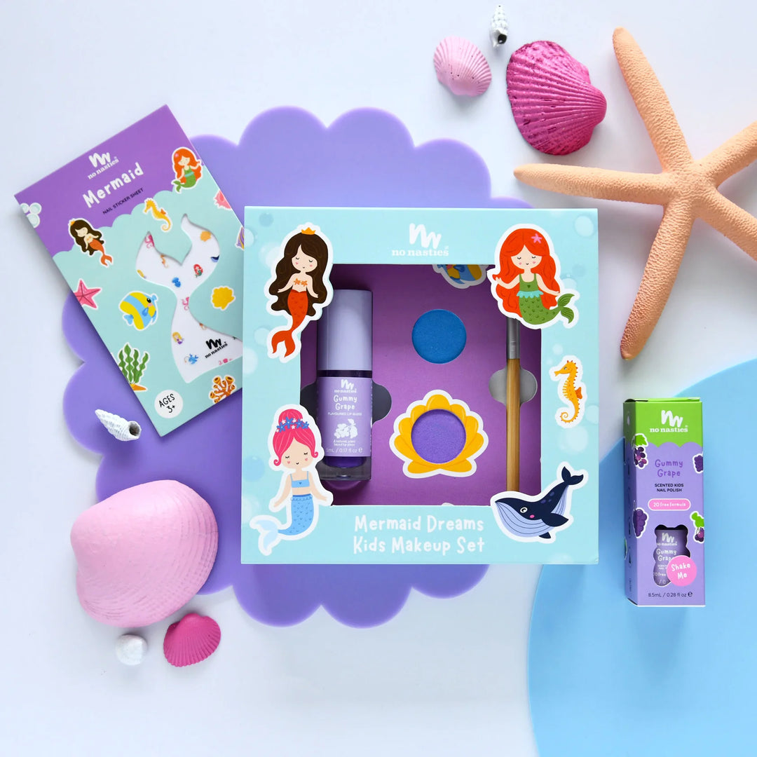 No Nasties Kids Natural Play Makeup Set – Mermaid Dreams