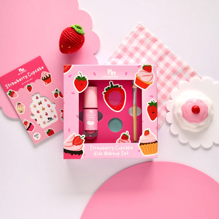 No Nasties Kids Natural Play Makeup Set – Strawberry Cupcake