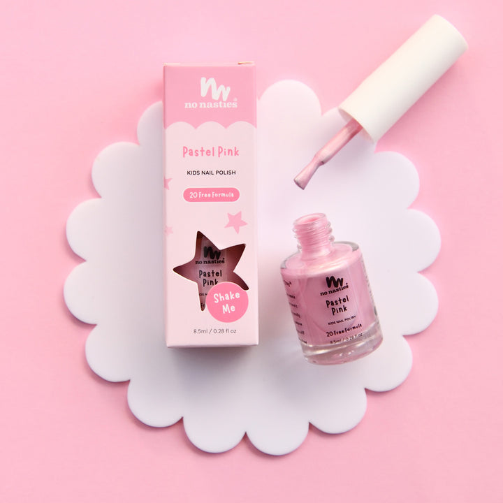 No Nasties Kids Unscented Peelable Nail Polish – Pretty Pastel Pink