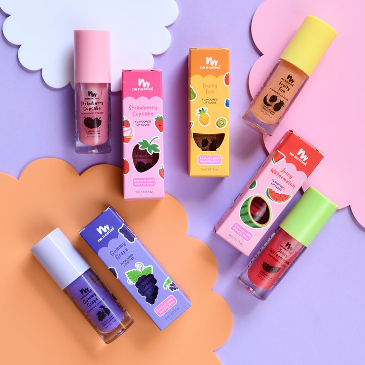 No Nasties Kids Lip Gloss Wand – Fruity Fun