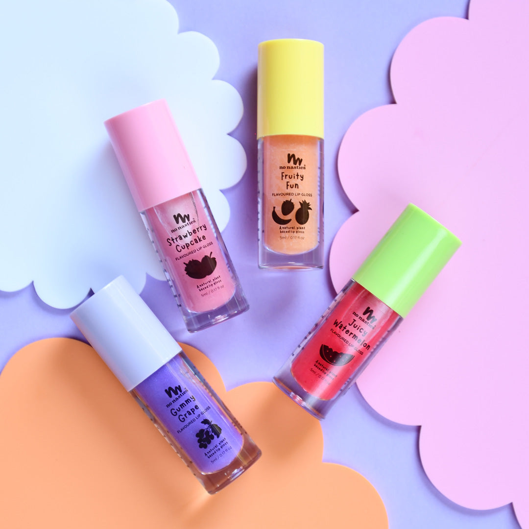 No Nasties Kids Lip Gloss Wand – Fruity Fun