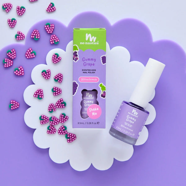 No Nasties Kids Scented Scratch-Off Nail Polish – Gummy Grape