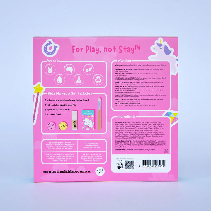 No Nasties Kids Natural Play Makeup Set – Unicorn Magic