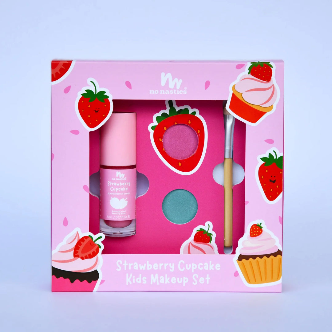 No Nasties Kids Natural Play Makeup Set – Strawberry Cupcake