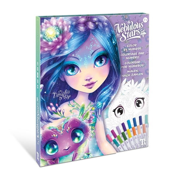Nebulous Stars Colour By Number Book – Nenuphia