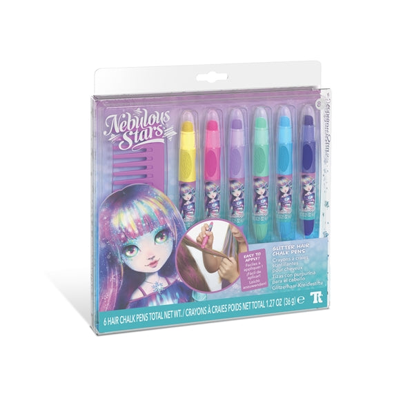 Nebulous Stars Glitter Hair Chalk Pens