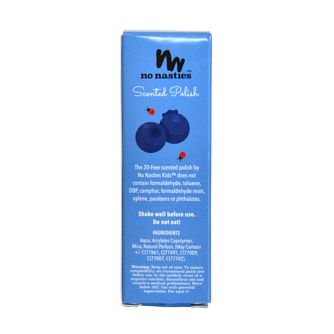 No Nasties Kids Scented Scratch-Off Nail Polish – Blueberry Muffin