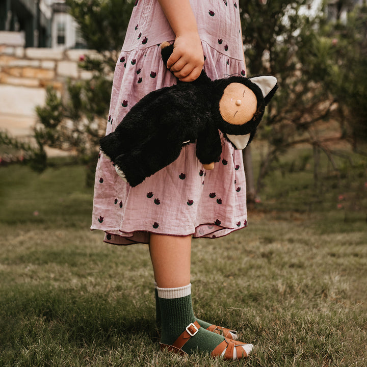 Olli Ella Cozy Dinkum Doll – Black Cat Nox