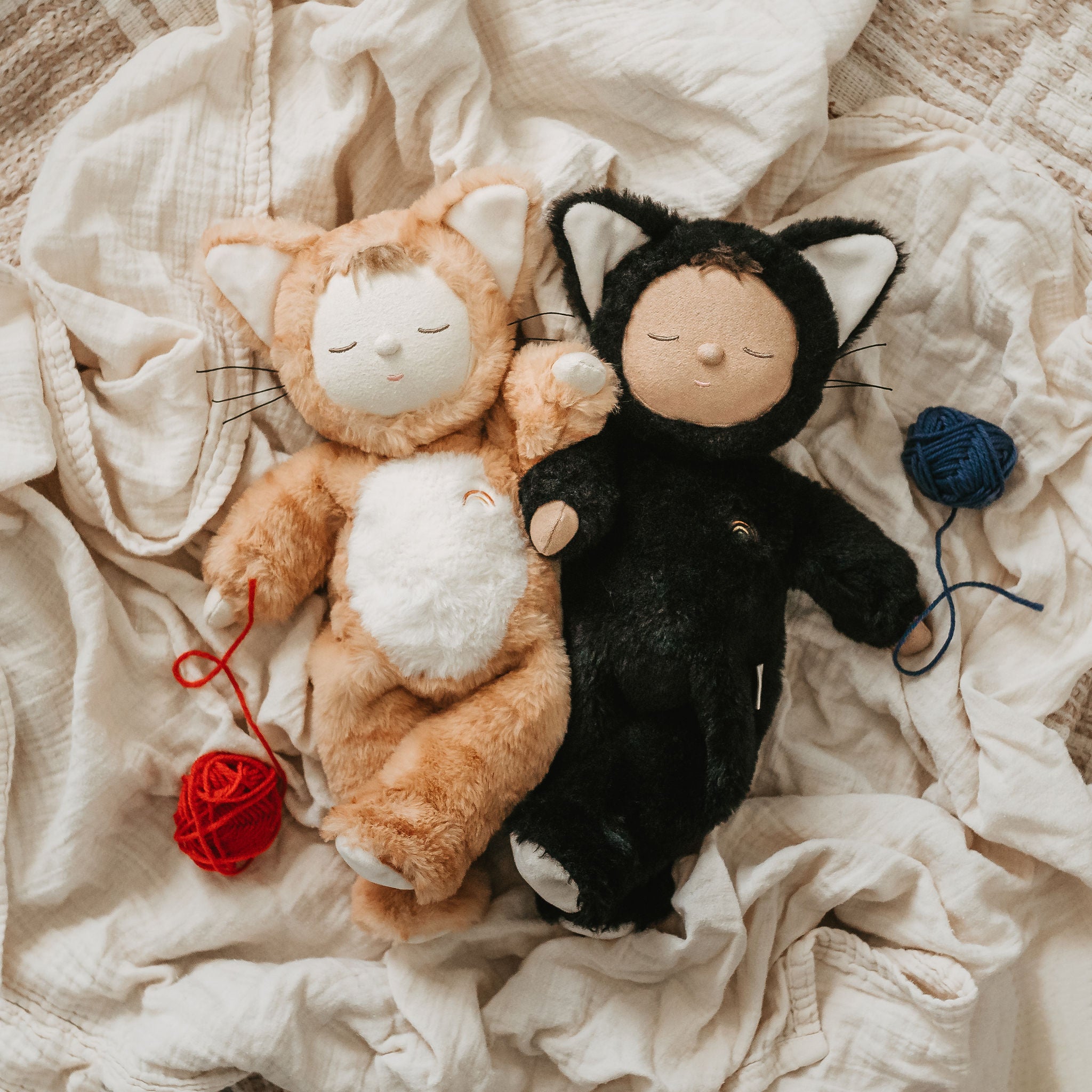Olli Ella Cozy Dinkum Doll – Black Cat Nox