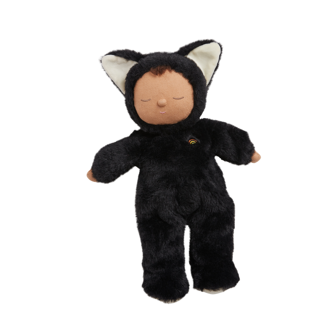 Olli Ella Cozy Dinkum Doll – Black Cat Nox